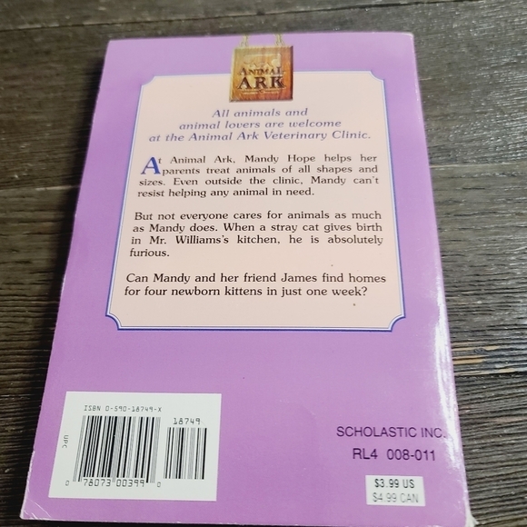 Vintage 90s 1994 Kittens in the Kitchen by Ben M. Baglio Scholastic Paperback - Picture 2 of 7